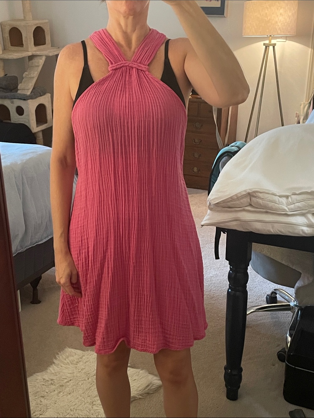 Anthropologie Pink Beach Cover Up